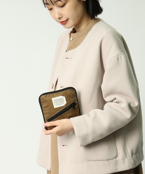 FREDRIK PACKERS(フレドリックパッカーズ)の「FREDRIK PACKERS / フレドリックパッカーズ 2WAY tote トートバック 70D 2way ECO BAG(トートバッグ・レディース・ブラウン/ブラック/グリーン・FREE)」の22枚目の写真