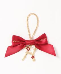 Maison de FLEUR（メゾンドフルール）の「フラワーイニシャルバッグチャーム Rouge（その他ヘアアクセサリー）」