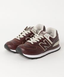 ブランド古着 New Balance ニューバランス メンズ のスニーカー ブラウン 茶色系 レザー 本革 古着通販 Zozoused