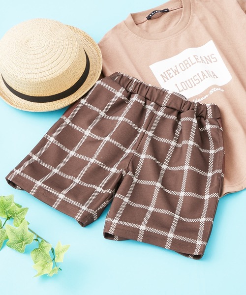 SHISKY（シスキー）の「SHISKY / シスキー リラックス ハーフシェフパンツ キッズ（その他パンツ・キッズ・ベージュ/カーキ/ベージュ系その他/グリーン/ネイビー/ブラウン/モカ/杢グレー/オフホワイト/ブラック・120/140/160/110/130/150）」の5枚目の写真