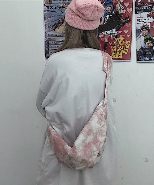 yuue' ( wear )（ユーイ）の「ダイダイ柄ショルダーバッグ（ショルダーバッグ・レディース・ブラック/ピンク/ブルー/グリーン・FREE）」の4枚目の写真
