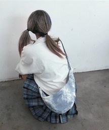 ダイダイ柄ショルダーバッグ