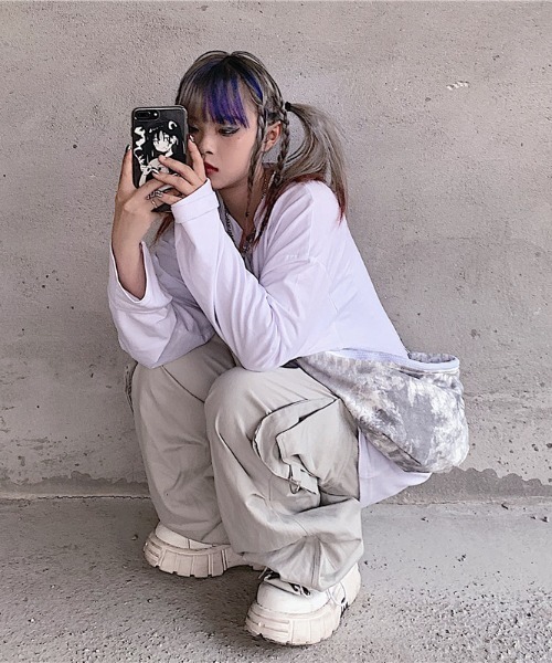 yuue' ( wear )（ユーイ）の「ダイダイ柄ショルダーバッグ（ショルダーバッグ・レディース・ブラック/ピンク/ブルー/グリーン・FREE）」の11枚目の写真