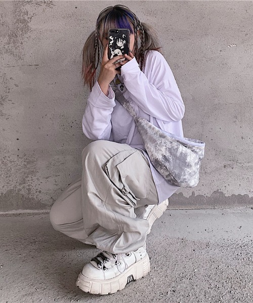 yuue' ( wear )（ユーイ）の「ダイダイ柄ショルダーバッグ（ショルダーバッグ・レディース・ブラック/ピンク/ブルー/グリーン・FREE）」の16枚目の写真