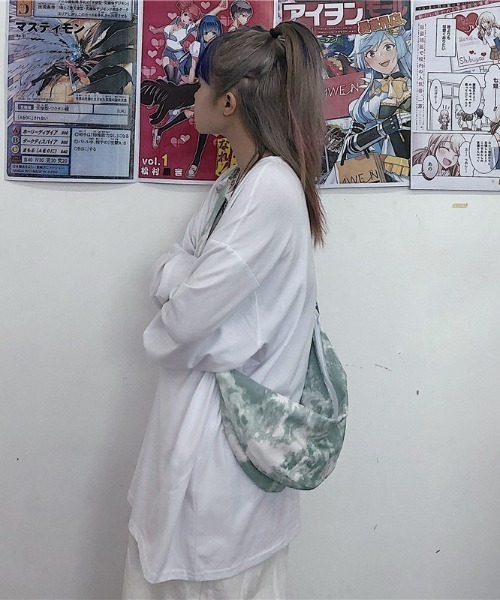 yuue' ( wear )（ユーイ）の「ダイダイ柄ショルダーバッグ（ショルダーバッグ・レディース・ブラック/ピンク/ブルー/グリーン・FREE）」の13枚目の写真