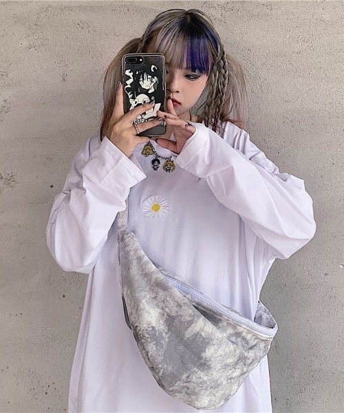yuue' ( wear )（ユーイ）の「ダイダイ柄ショルダーバッグ（ショルダーバッグ・レディース・ブラック/ピンク/ブルー/グリーン・FREE）」の6枚目の写真