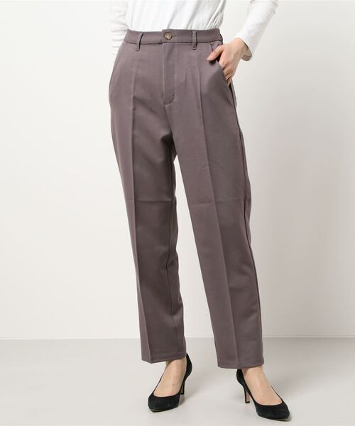 ehka sopo(エヘカソポ)の「テーパードパンツ(その他パンツ・レディース・ベージュ/ブルー/チャコール・フリ-)」の2枚目の写真