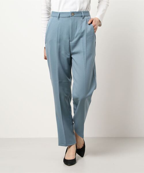 ehka sopo(エヘカソポ)の「テーパードパンツ(その他パンツ・レディース・ベージュ/ブルー/チャコール・フリ-)」の6枚目の写真