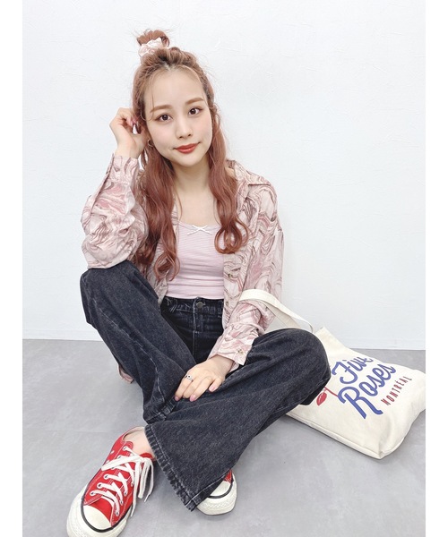 jumelle（ジュメロ）の「ボタンデニムパンツ（デニムパンツ・レディース・ブラック/ブルー・SMALL/MEDIUM）」の11枚目の写真