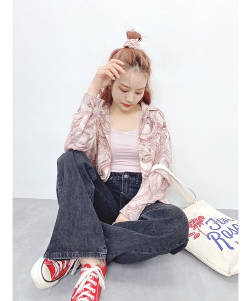 jumelle（ジュメロ）の「ボタンデニムパンツ（デニムパンツ・レディース・ブラック/ブルー・SMALL/MEDIUM）」の17枚目の写真