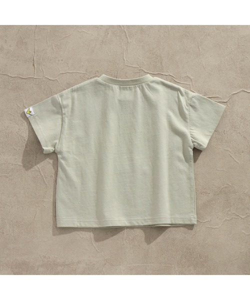 Mark Gonzales（マーク・ゴンザレス）の「WEB限定MarkGonzales（マークゴンザレス）フォト刺繍Tシャツ（Tシャツ/カットソー・キッズ・グレー/オフホワイト・100/110/120/130/140/90/150）」の4枚目の写真