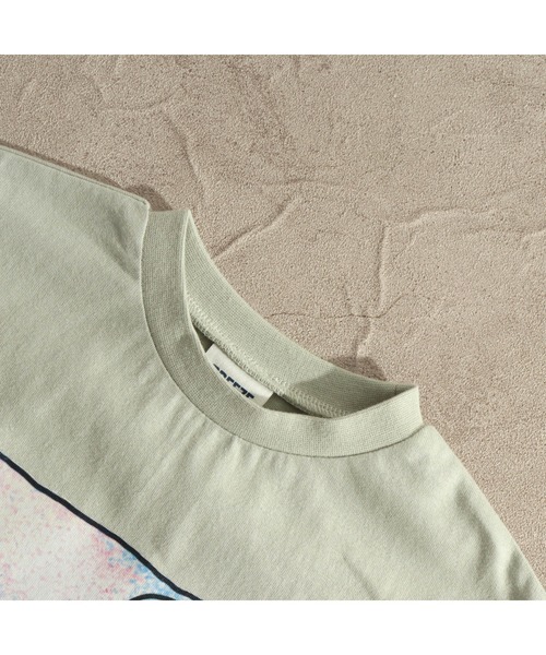 Mark Gonzales（マーク・ゴンザレス）の「WEB限定MarkGonzales（マークゴンザレス）フォト刺繍Tシャツ（Tシャツ/カットソー・キッズ・グレー/オフホワイト・100/110/120/130/140/90/150）」の3枚目の写真