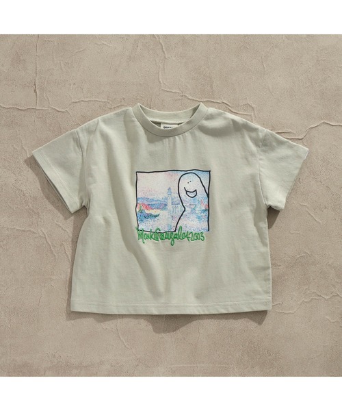 Mark Gonzales（マーク・ゴンザレス）の「WEB限定MarkGonzales（マークゴンザレス）フォト刺繍Tシャツ（Tシャツ/カットソー・キッズ・グレー/オフホワイト・100/110/120/130/140/90/150）」の13枚目の写真