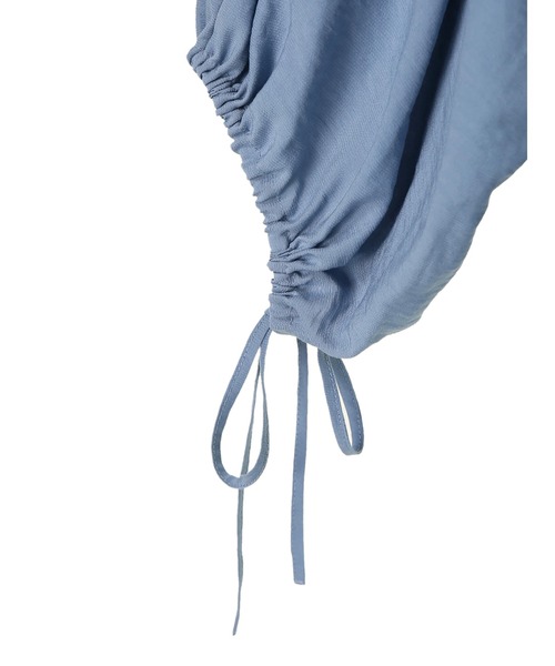 Editt by YECCA VECCA（エディットバイイェッカヴェッカ）の「シャーリングネックブラウス　＊（シャツ/ブラウス・レディース・ホワイト/イエロー/ライトブルー・FREE）」の19枚目の写真