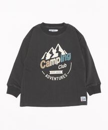 JUNKSOUL（ジャンクソウル）の「JUNKSOUL / ジャンクソウル CAMPING刺繍ロゴ マウンテンアートロンＴ (M4)（Tシャツ/カットソー・キッズ）」