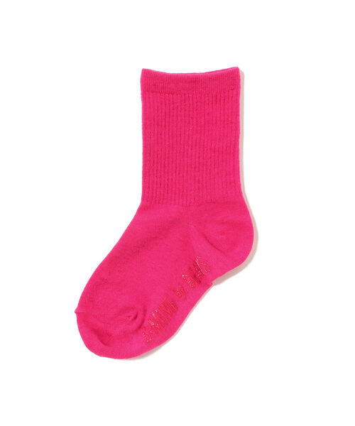 B:MING by BEAMS（ビーミングバイビームス）の「B:MING by BEAMS / 蛍光リブソックス（ソックス/靴下・キッズ・ピンク/オレンジ/ケリー・S(13～15cm)/M(16～18cm)/L(19～21cm)）」の2枚目の写真
