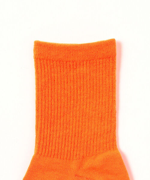 B:MING by BEAMS（ビーミングバイビームス）の「B:MING by BEAMS / 蛍光リブソックス（ソックス/靴下・キッズ・ピンク/オレンジ/ケリー・S(13～15cm)/M(16～18cm)/L(19～21cm)）」の4枚目の写真