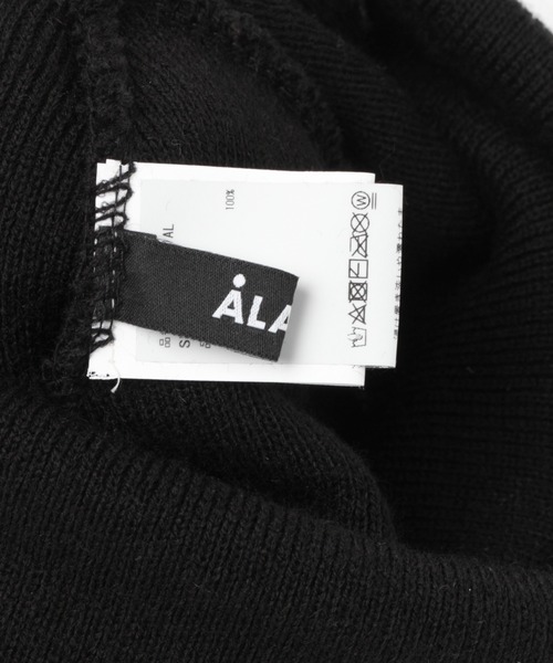 ALAND（エーランド）の「ALAND／Aロゴ BEANIE 2942998（ニットキャップ/ビーニー・レディース・ベージュ/ブルー/ブラック・FREE）」の10枚目の写真