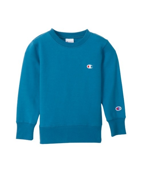Champion(チャンピオン)の「【Champion/チャンピオン】キッズ ベーシック クルーネックスウェットシャツ(スウェット・キッズ・ネイビー/ベージュ/ブラック/ブルー/オフホワイト/グレー/チャコール/ライトブルー/カーキ/ブラウン/ベージュ系その他3/オートミール・140/110/120/100/130/160/150)」の12枚目の写真