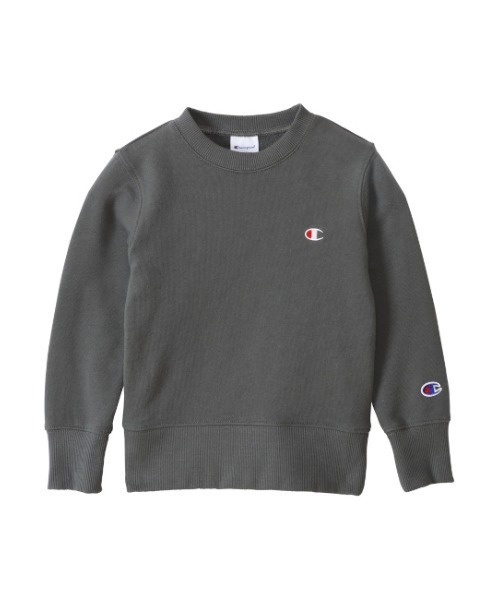 Champion(チャンピオン)の「【Champion/チャンピオン】キッズ ベーシック クルーネックスウェットシャツ(スウェット・キッズ・ネイビー/ベージュ/ブラック/ブルー/オフホワイト/グレー/チャコール/ライトブルー/カーキ/ブラウン/ベージュ系その他3/オートミール・140/110/120/100/130/160/150)」の13枚目の写真