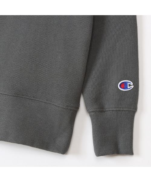 Champion(チャンピオン)の「【Champion/チャンピオン】キッズ ベーシック クルーネックスウェットシャツ(スウェット・キッズ・ネイビー/ベージュ/ブラック/ブルー/オフホワイト/グレー/チャコール/ライトブルー/カーキ/ブラウン/ベージュ系その他3/オートミール・140/110/120/100/130/160/150)」の15枚目の写真