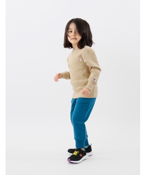 Champion(チャンピオン)の「【Champion/チャンピオン】キッズ ベーシック クルーネックスウェットシャツ(スウェット・キッズ・ネイビー/ベージュ/ブラック/ブルー/オフホワイト/グレー/チャコール/ライトブルー/カーキ/ブラウン/ベージュ系その他3/オートミール・140/110/120/100/130/160/150)」の20枚目の写真
