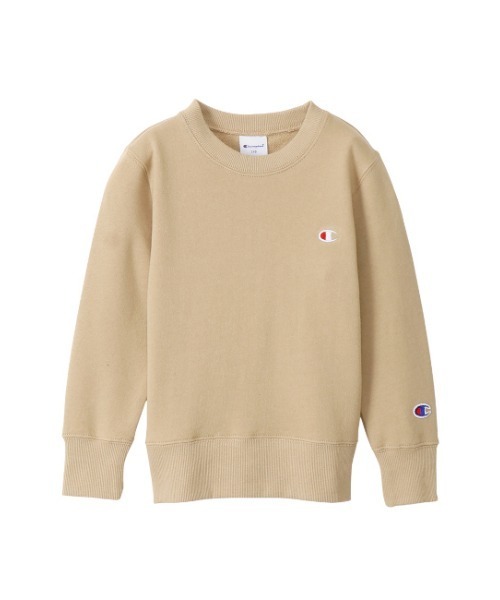 Champion(チャンピオン)の「【Champion/チャンピオン】キッズ ベーシック クルーネックスウェットシャツ(スウェット・キッズ・ネイビー/ベージュ/ブラック/ブルー/オフホワイト/グレー/チャコール/ライトブルー/カーキ/ブラウン/ベージュ系その他3/オートミール・140/110/120/100/130/160/150)」の21枚目の写真