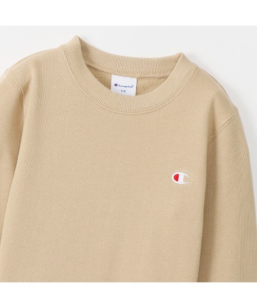 Champion(チャンピオン)の「【Champion/チャンピオン】キッズ ベーシック クルーネックスウェットシャツ(スウェット・キッズ・ネイビー/ベージュ/ブラック/ブルー/オフホワイト/グレー/チャコール/ライトブルー/カーキ/ブラウン/ベージュ系その他3/オートミール・140/110/120/100/130/160/150)」の22枚目の写真