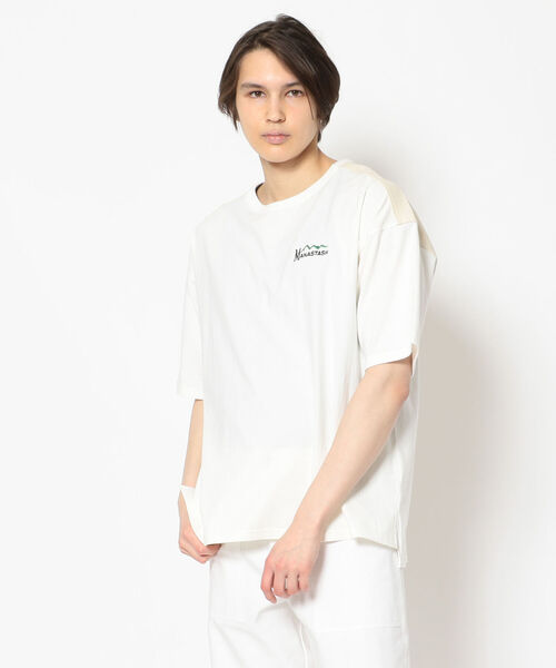 MANASTASH（マナスタッシュ）の「MANASTASH/マナスタッシュ　HEMP VENT TEE　ヘンプベントティー（Tシャツ/カットソー・メンズ・ブラック/オフホワイト・X-LARGE/MEDIUM/LARGE）」の13枚目の写真