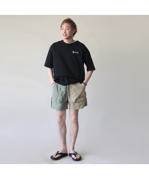 MANASTASH（マナスタッシュ）の「MANASTASH/マナスタッシュ　HEMP VENT TEE　ヘンプベントティー（Tシャツ/カットソー・メンズ・ブラック/オフホワイト・X-LARGE/MEDIUM/LARGE）」の7枚目の写真