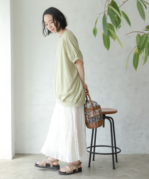 studio CLIP（スタディオクリップ）の「ジャージーフットベットサンダル（サンダル・レディース・ブラック/ベージュ・LARGE/MEDIUM）」の15枚目の写真