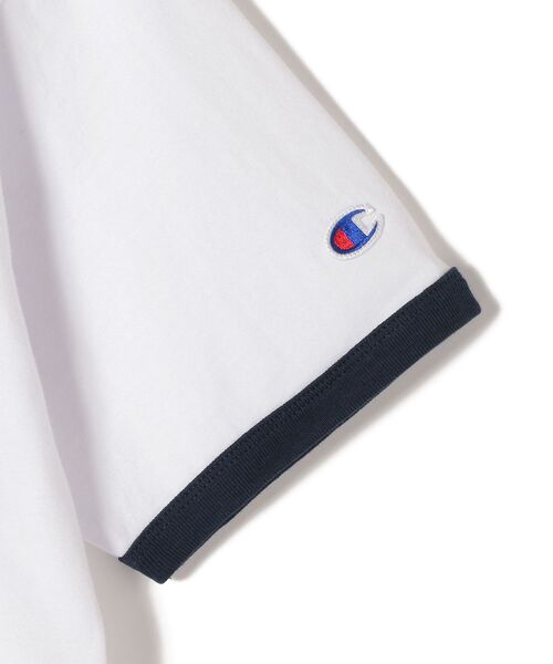 Champion（チャンピオン）の「【SHIPS別注】Champion:リンガーロゴTEE（Tシャツ/カットソー・レディース・ホワイト/ライトホワイト/ネイビー/グレー・ONE SIZE）」の8枚目の写真