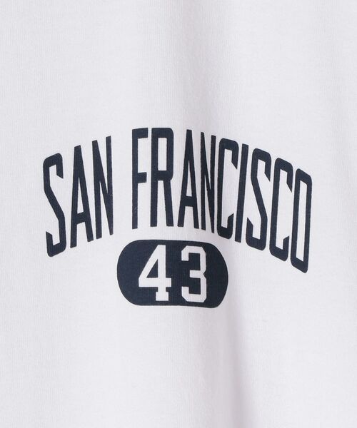 Champion（チャンピオン）の「【SHIPS別注】Champion:リンガーロゴTEE（Tシャツ/カットソー・レディース・ホワイト/ライトホワイト/ネイビー/グレー・ONE SIZE）」の10枚目の写真