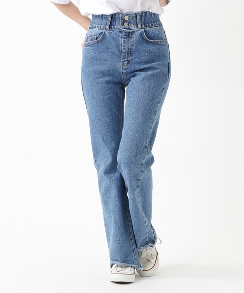 ALAND（エーランド）の「3.3Field Trip／2ボタンブーツCデニムパンツ 2943016（デニムパンツ・レディース・ネイビー・SMALL/MEDIUM）」の5枚目の写真