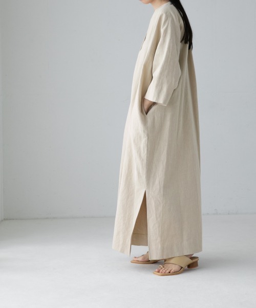 yuw(ユウ)の「カフタンワンピース 946968(ワンピース・レディース・ブラック/ベージュ/グレー/グリーン・FREE)」の10枚目の写真