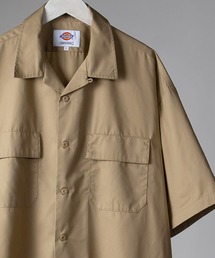 【Dickies/ディッキーズ】TCツイルオーバーサイズワークシャツ<セットアップ可能>