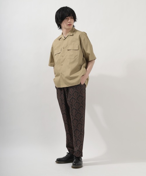 Dickies(ディッキーズ)の「【Dickies/ディッキーズ】TCツイルオーバーサイズワークシャツ<セットアップ可能>(シャツ/ブラウス・メンズ・ライトグレー/ブラック/ベージュ/ネイビー/サックスブルー/ピンク・M/L/XL)」の7枚目の写真