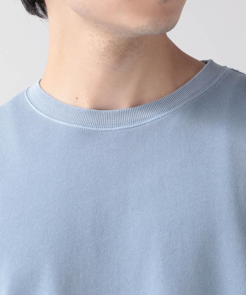 RAGEBLUE（レイジブルー）の「カットオフ/ピグメント裏毛Tシャツ/950102（Tシャツ/カットソー・メンズ・ホワイト/ライトブルー/ベージュ/スミクロ・MEDIUM/LARGE）」の9枚目の写真