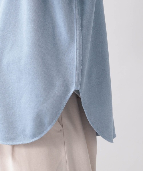 RAGEBLUE（レイジブルー）の「カットオフ/ピグメント裏毛Tシャツ/950102（Tシャツ/カットソー・メンズ・ホワイト/ライトブルー/ベージュ/スミクロ・MEDIUM/LARGE）」の22枚目の写真