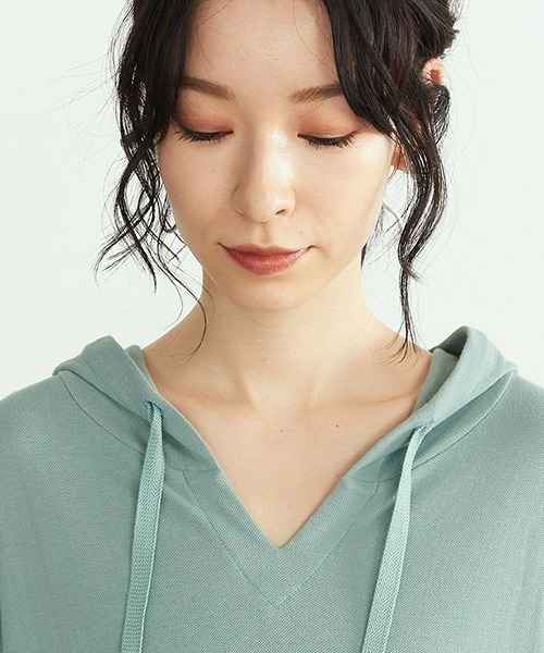 ONIGIRI(オニギリ)の「鹿の子 アッパッパ ワンピース(ワンピース・レディース・ブラウン/ターコイズブルー/アイボリー・FREE)」の11枚目の写真