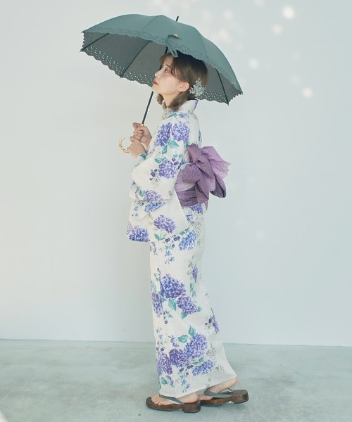 Dita（ディータ）の「パッチワークバンブー日傘【TN】（長傘・レディース・カーキ/ブラック/ブルー・FREE）」の18枚目の写真