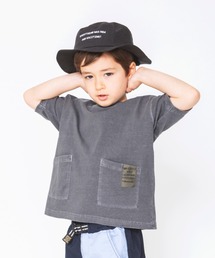 ビンテージ風加工ポケットTシャツ