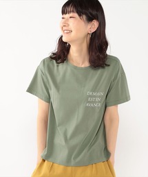 接触冷感ロゴプリントＴシャツ