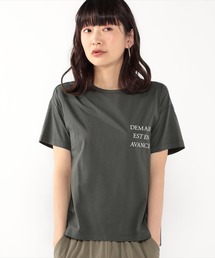 接触冷感ロゴプリントTシャツ