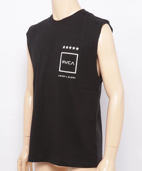 RVCA（ルーカ）の「RVCA/ルーカ タンクトップ BB041-354（タンクトップ・メンズ・ブラック/ホワイト・S/M/L）」の3枚目の写真