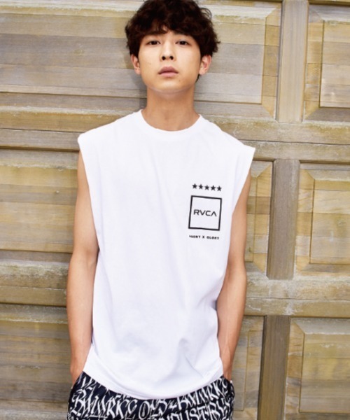 RVCA（ルーカ）の「RVCA/ルーカ タンクトップ BB041-354（タンクトップ・メンズ・ブラック/ホワイト・S/M/L）」の6枚目の写真