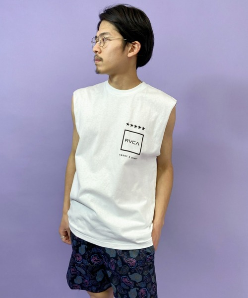 RVCA（ルーカ）の「RVCA/ルーカ タンクトップ BB041-354（タンクトップ・メンズ・ブラック/ホワイト・S/M/L）」の9枚目の写真