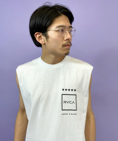 RVCA（ルーカ）の「RVCA/ルーカ タンクトップ BB041-354（タンクトップ・メンズ・ブラック/ホワイト・S/M/L）」の11枚目の写真