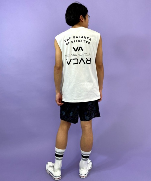 RVCA（ルーカ）の「RVCA/ルーカ タンクトップ BB041-354（タンクトップ・メンズ・ブラック/ホワイト・S/M/L）」の17枚目の写真