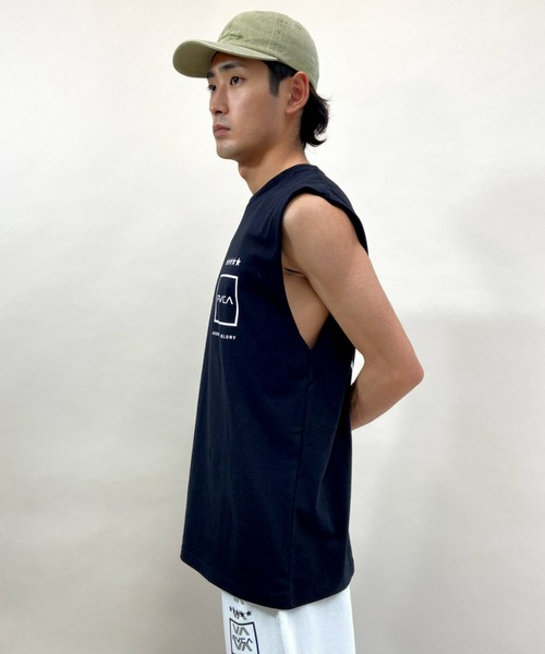 RVCA（ルーカ）の「RVCA/ルーカ タンクトップ BB041-354（タンクトップ・メンズ・ブラック/ホワイト・S/M/L）」の22枚目の写真